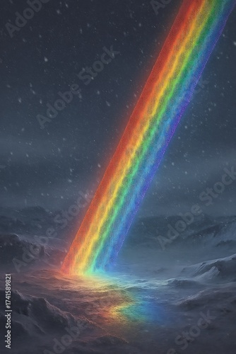 rainbow in space