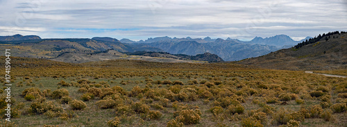 View from Soda Lake, near Pinedale, Wyoming