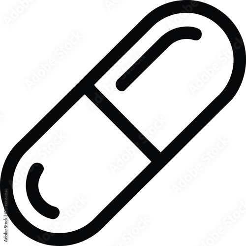 Pill Capsule Icon medicine drug
