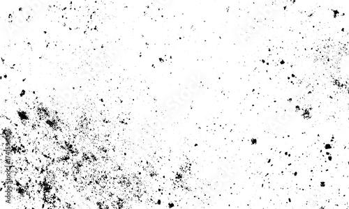 Rough distressed monochrome texture background with fine dust pattern  Grunge noise texture overlay vector for retro and vintage background 