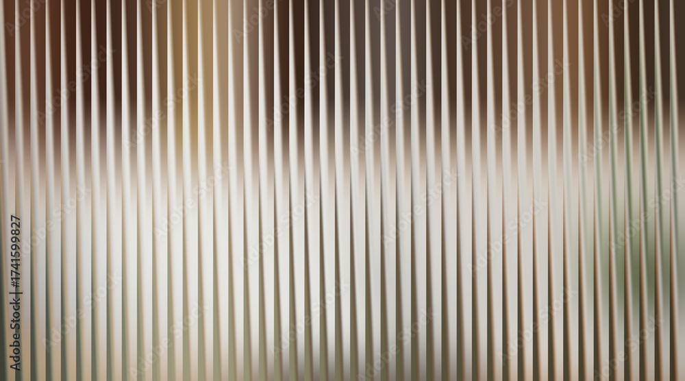 Obraz premium Softly lit vertical ribbed pattern with a subtle color gradient