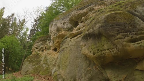 Explore the stunning natural beauty of Prachovské skály Prachov Rocks, a unique sandstone rock city within the Bohemian Paradise UNESCO Global Geopark in the Czech Republic. This footage captures the 