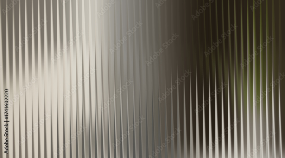 Fototapeta premium Abstract textured background with vertical ribbed pattern and metallic sheen