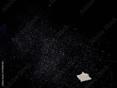 Digital Abstract Particle & Debris Element