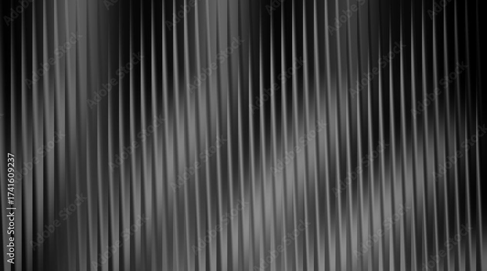 Obraz premium Abstract background with vertical wavy lines and shadows