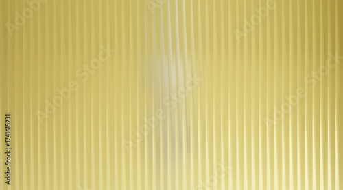 Abstract golden background with vertical ribbed texture and soft light