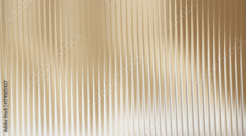 Soft abstract background with vertical wavy lines and golden hue
