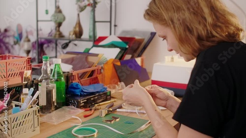 Stained glass artisan creates handmade art, DIY process