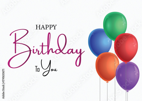 Happy Birthday Gift Vector EPS Surprise Design