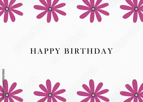 Heartfelt Happy Birthday Vector EPS Greeting