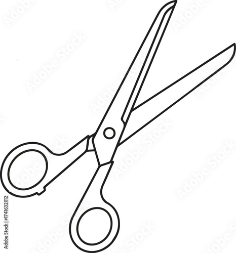 vector scissors set