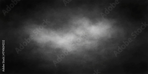 The dark grunge metal texture features an ominous black and white backdrop with atmospheric smoke and fog against a stormy night sky