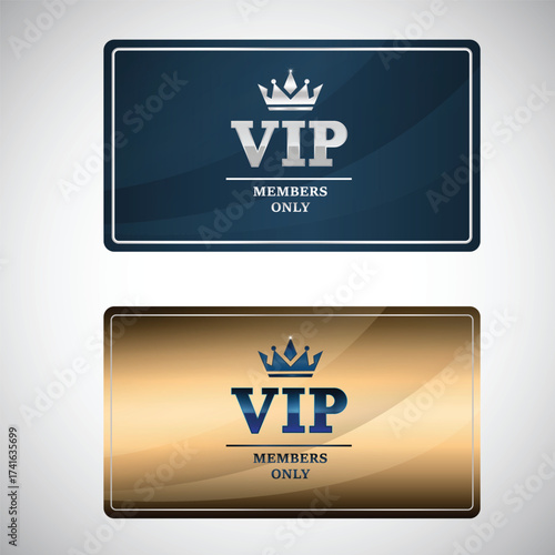VIP Card, Luxury Invitation, Exclusive Membership, Premium Access, Gold Background, Royal Event Branding Design