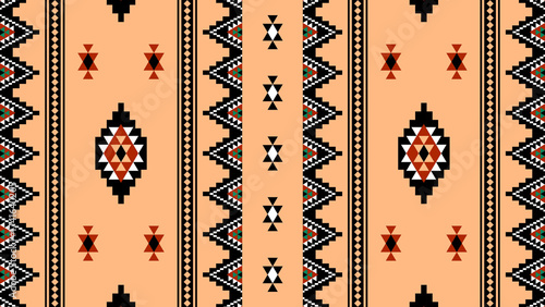 Tableau sur toile traditional Al Sadu heritage pattern design