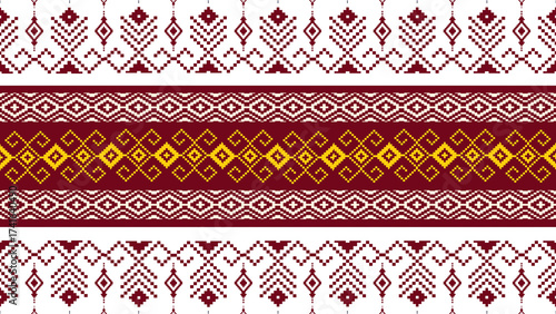 Traditional Saudi Al Sadu heritage geometric pattern 