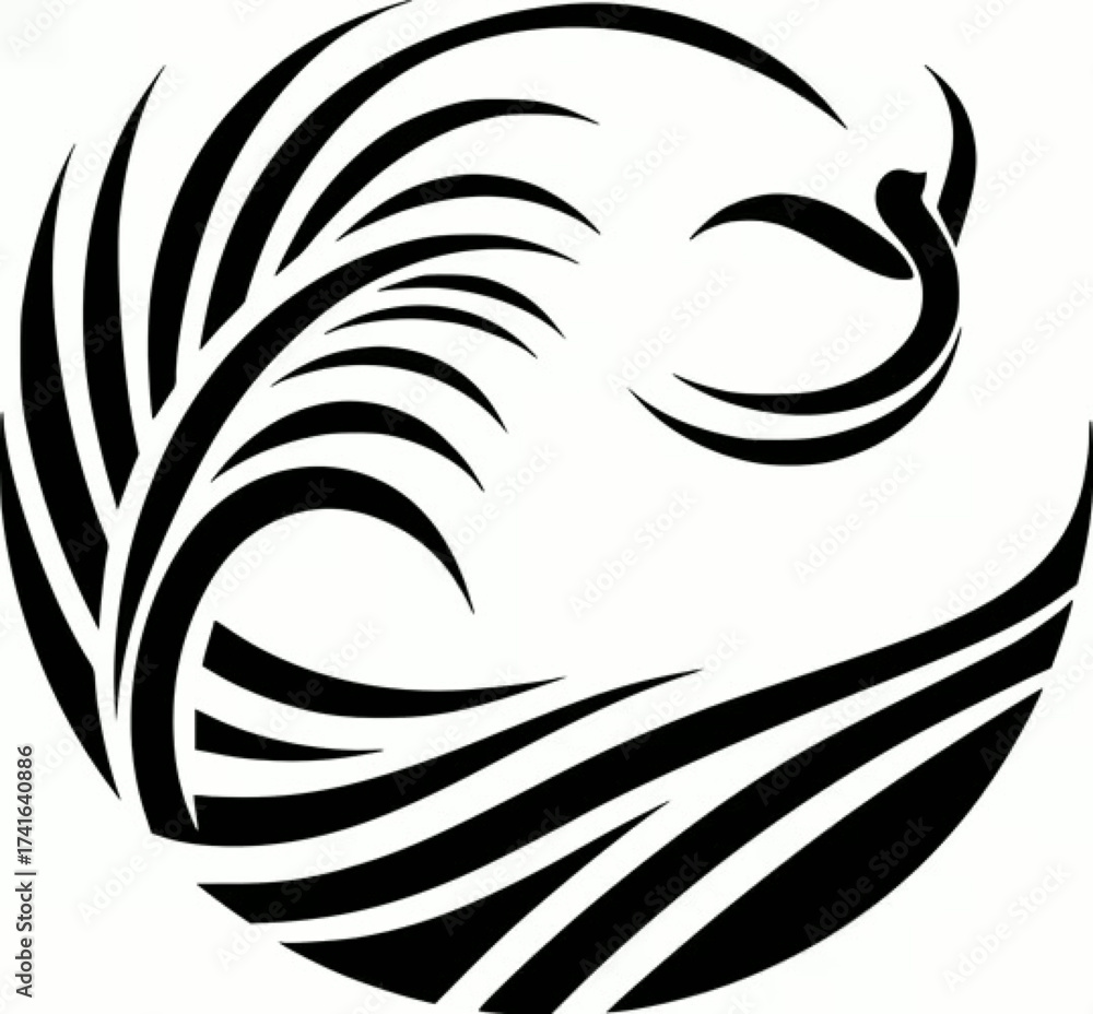 Obraz premium tribal tattoo design.eps