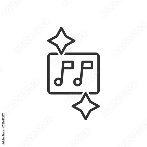 AI Generated Music Icon