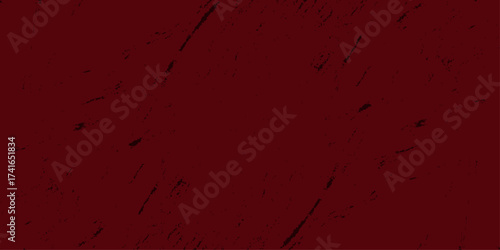 Dark red grunge paint splash texture on a dirty old wall pattern for a vintage background design illustration