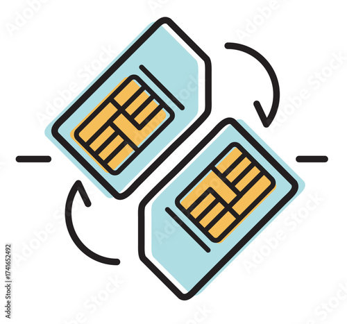 Sim Card Swap Fraud - Icon