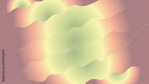 Soft pastel gradient abstract background softly blending warm yellows pinks and purples gentle texture vector