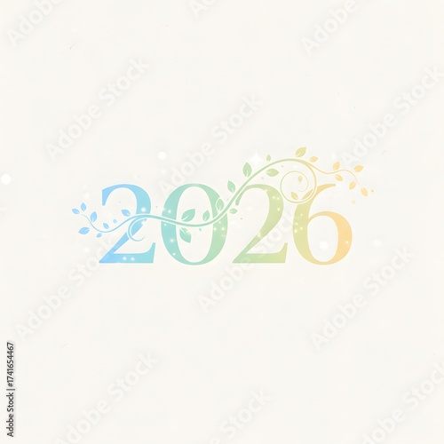Gentle Growth 2026: Botanical New Year Design