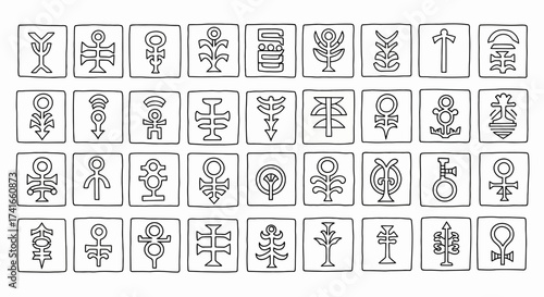 A Comprehensive Collection of Ancient Symbols and Glyphs for Mystical and Esoteric Study