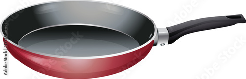 frying pan realistic style