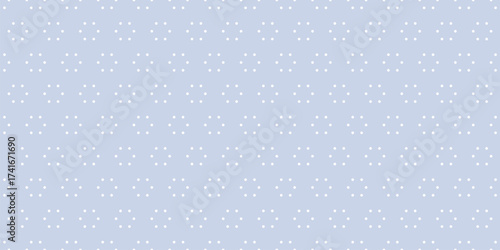 Minimalist vector seamless pattern with small dots, tiny hexagonal shapes. Subtle light blue background. Simple abstract geometric floral texture. Cute minimal repeated design for wallpaper, textile