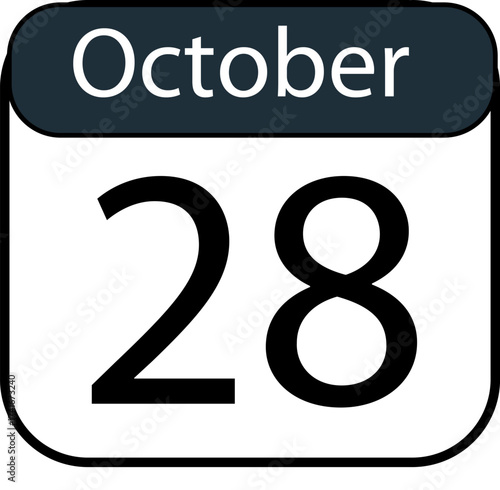 Mark your calendar with October twenty eighth reminder, a simple yet effective way to remember important dates and events