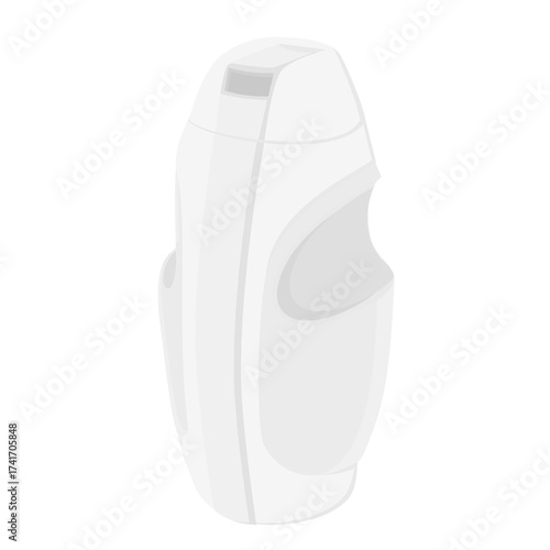 Modern drinking water bottle with elegant white design for sports