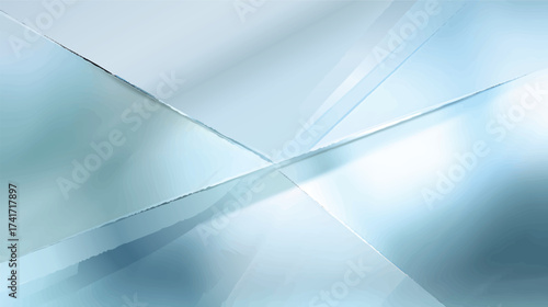 Abstract blue background with smooth, intersecting lines and gradients