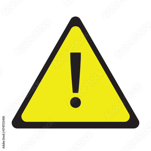 Caution ahead with this warning sign, be aware and pay attention for safety issues