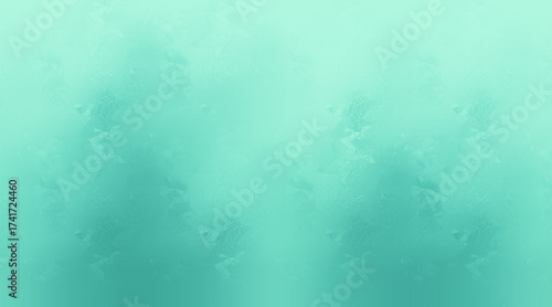 Schilderij op canvas Abstract Tiffany Green Texture with Geometric Details for Subtle Backgrounds
