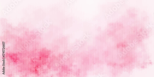 Pink abstract watercolour textured background