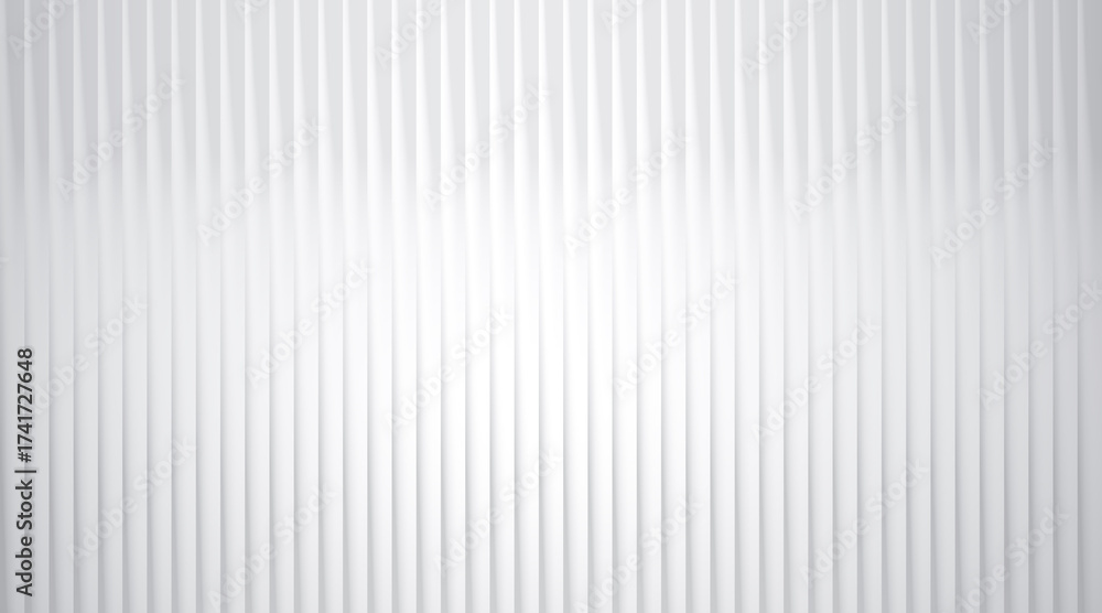 Fototapeta premium Abstract White Background with Vertical Lines, Modern Texture, Subtle Shadowing