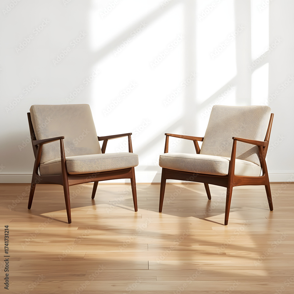Obraz premium two chairs in a row