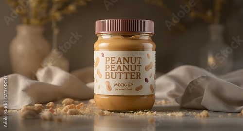 Peanut Butter Jar Mockup