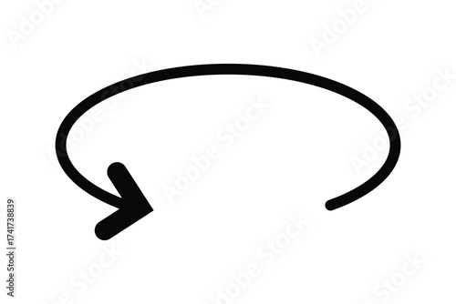 round and rotate arrow icon, 90 180 360 degree round and rotate arrow icon.