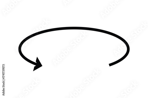 round and rotate arrow icon, 90 180 360 degree round and rotate arrow icon.