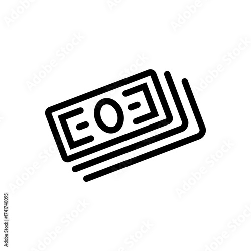 Stack of Currency Financial Icons for Business and Investment Design
