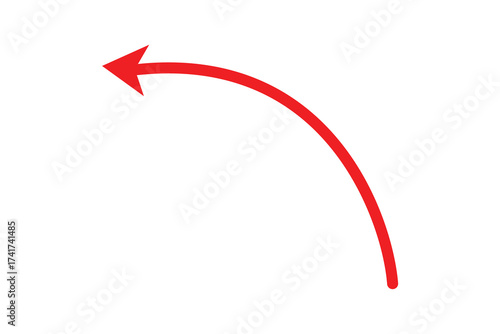 wave curved long arrow icon,arrow icon, long arrow icon, up and down arrow icon.