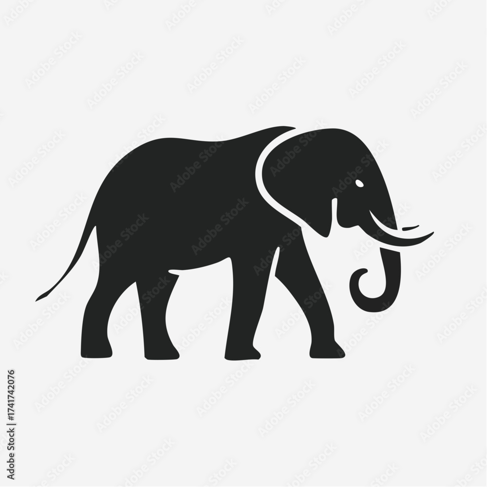Fototapeta premium elephant vector icon design