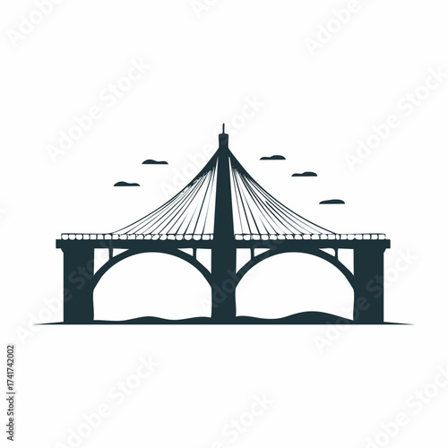 bridge vector icon design