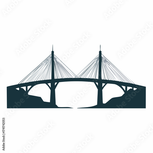 bridge vector icon design