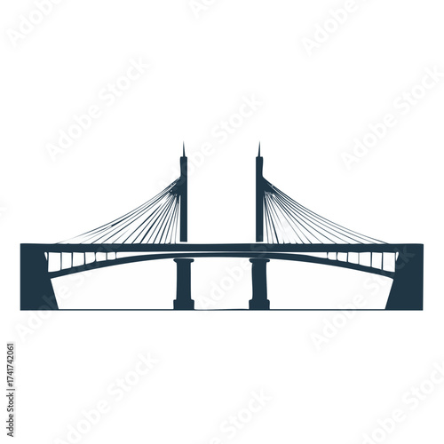 bridge vector icon design