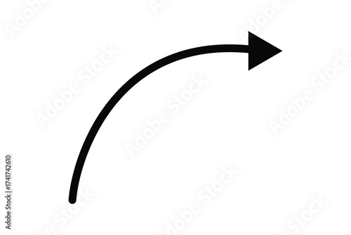 wave curved long arrow icon,arrow icon, long arrow icon, up and down arrow icon.