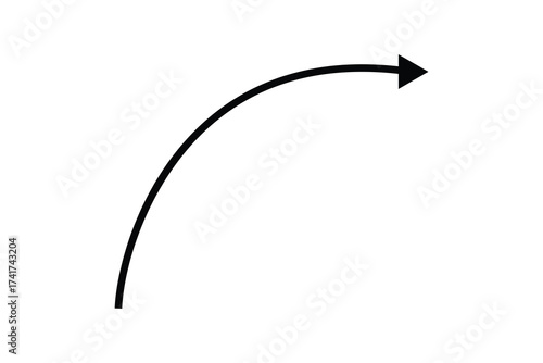 wave curved long arrow icon,arrow icon, long arrow icon, up and down arrow icon.