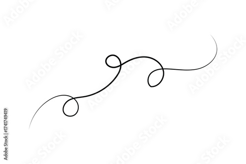 squiggle wave and wavy curve thin line icon, abstract wave line icon.