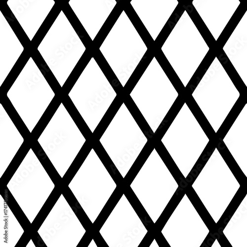 Black diamond pattern on white background