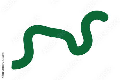 squiggle wave and wavy curve thin line icon, abstract wave line icon.